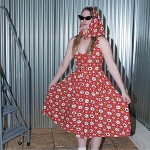 Fashion Brand Company Farm Chores Dress in Bugs